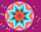 Mandala mosaico estrella