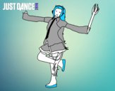 Dibujo Miku Just Dance pintado por xrami