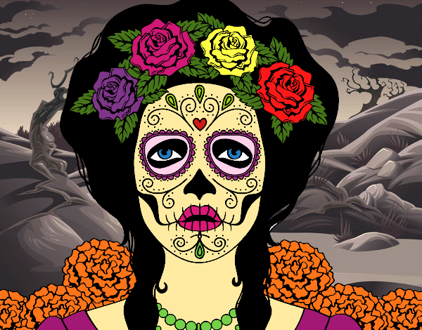 Mujer calavera mejicana