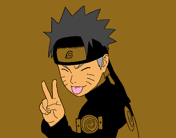 Naruto sacando lengua