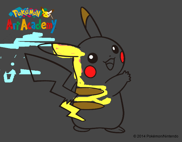 Pikachu de espaldas