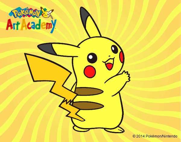 Pikachu de espaldas