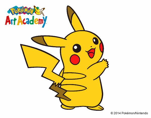 Pikachu de espaldas