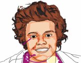 Dibujo Retrato de Harry Styles pintado por belen79888