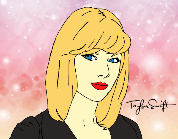Dibujo Taylor Swift pintado por kobu12