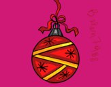 Dibujo Una bola de Navidad pintado por belen79888