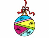 Dibujo Una bola de Navidad pintado por Zilemzitha