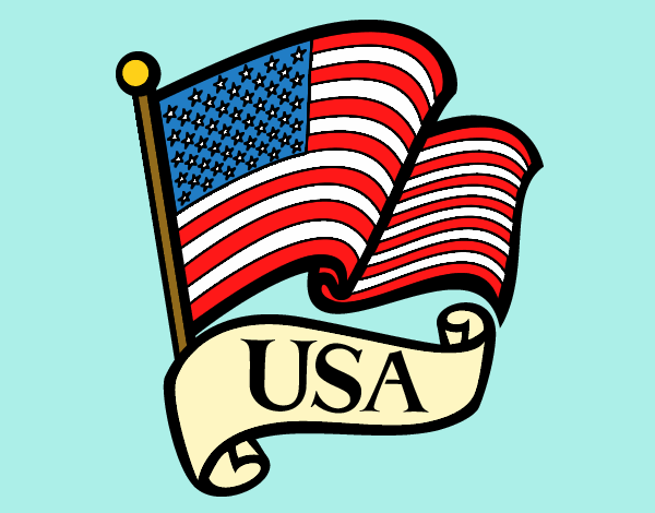 Dibujo Bandera de los Estados Unidos pintado por andy2016