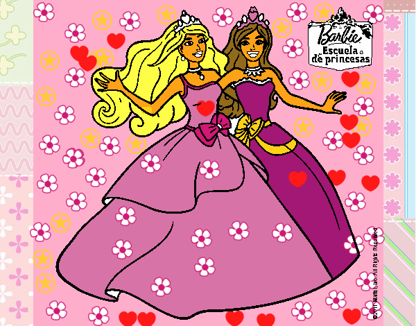 barbie y su amiga felices