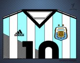 Camiseta del mundial de fútbol 2014 de Argentina