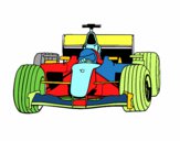 Dibujo Coche de F1 pintado por maximolp