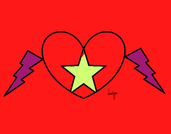 Corazón estrella