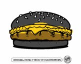 Dibujo Crea tu hamburguesa pintado por xrami