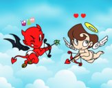 Diablo y cupido