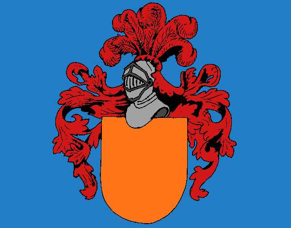 Escudo de armas y casco