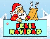 Dibujo Felices navidades pintado por mirianleo