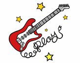 Guitarra y estrellas