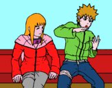 Hinata y Naruto