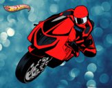Dibujo Hot Wheels Ducati 1098R pintado por andy2016
