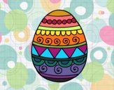 Dibujo Huevo de Pascua decorado pintado por melinao