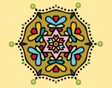 Dibujo Mandala simétrica pintado por Ramon45