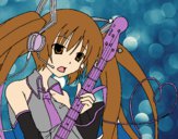 Miku con guitarra