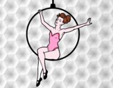 Dibujo Mujer trapecista pintado por brenda3