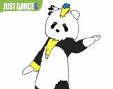 Dibujo Oso Panda Just Dance pintado por sergiomarc