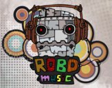 Dibujo Robot music pintado por 30mayoale