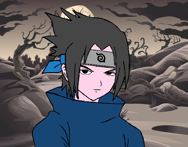 Sasuke enfadado