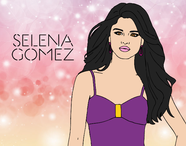 Dibujo Selena Gomez pintado por andy2016