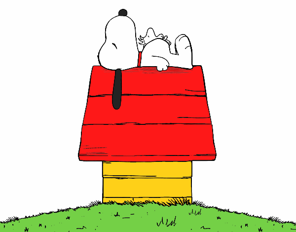 Snoopy durmiendo