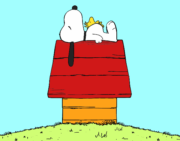 Snoopy durmiendo