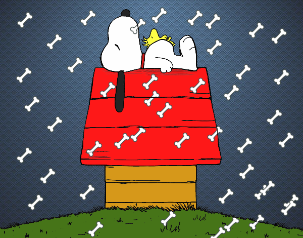 Snoopy durmiendo