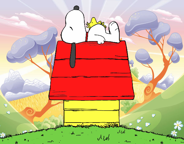 Snoopy durmiendo