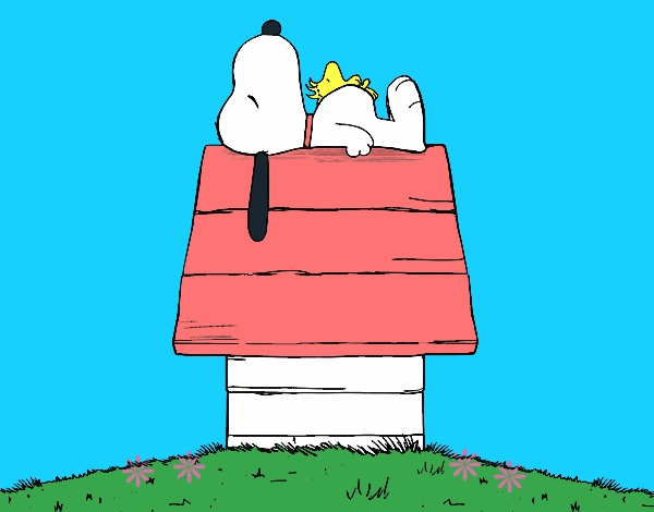 Snoopy durmiendo