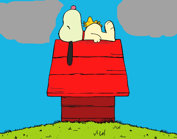 Snoopy durmiendo