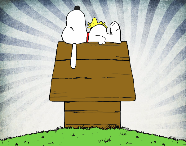 Snoopy durmiendo