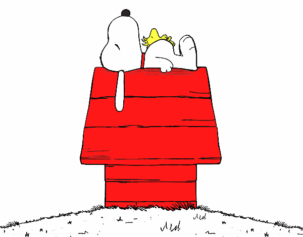 Snoopy durmiendo