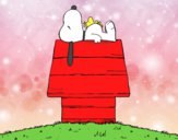 Snoopy durmiendo