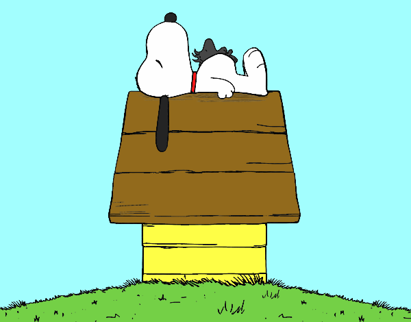 Snoopy durmiendo