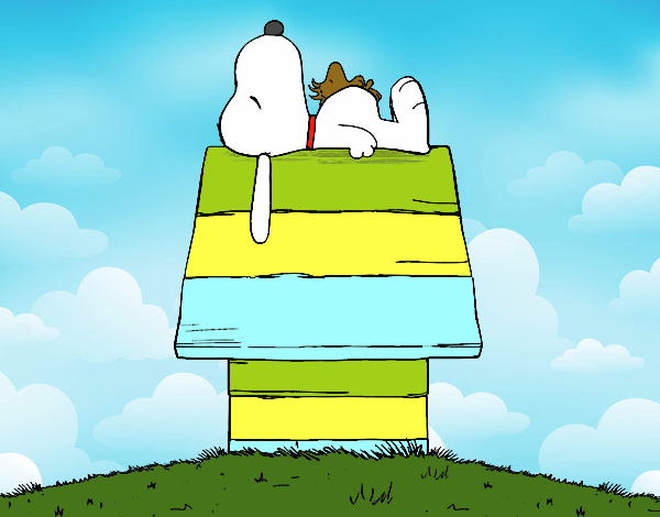 Snoopy durmiendo