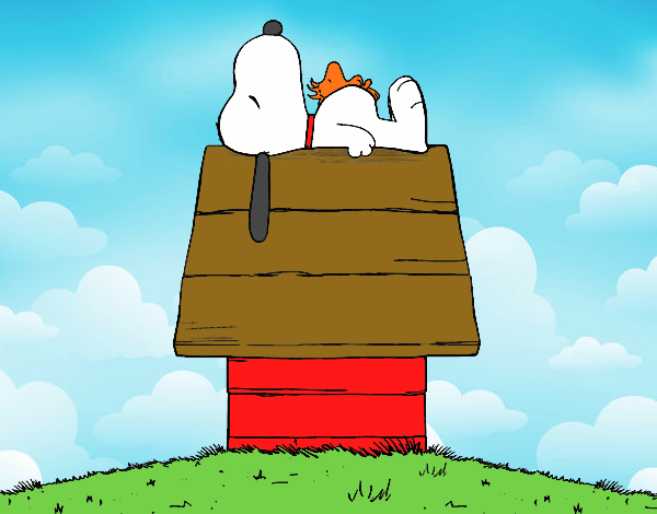 Snoopy durmiendo