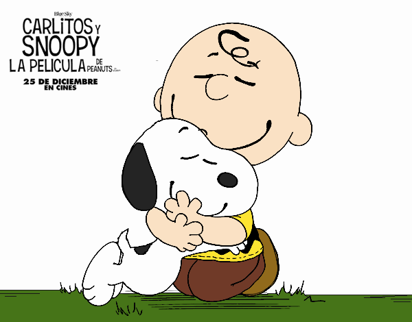Dibujo de Snoopy y Carlitos/Charlie Brown pintado por en  el día  18-12-15 a las 19:08:11. Imprime, pinta o colorea tus propios dibujos!