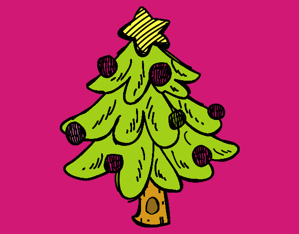 Un árbol Navidad