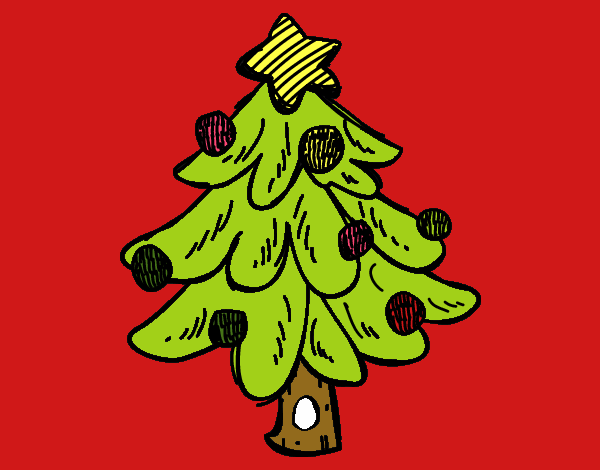 Un árbol Navidad