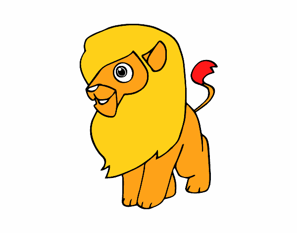 Un león