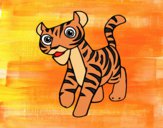 Dibujo Un tigre pintado por NataliaG