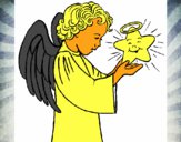 Dibujo Ángel y estrella pintado por bettyzaa