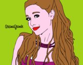 Dibujo Ariana Grande con collar pintado por sof11
